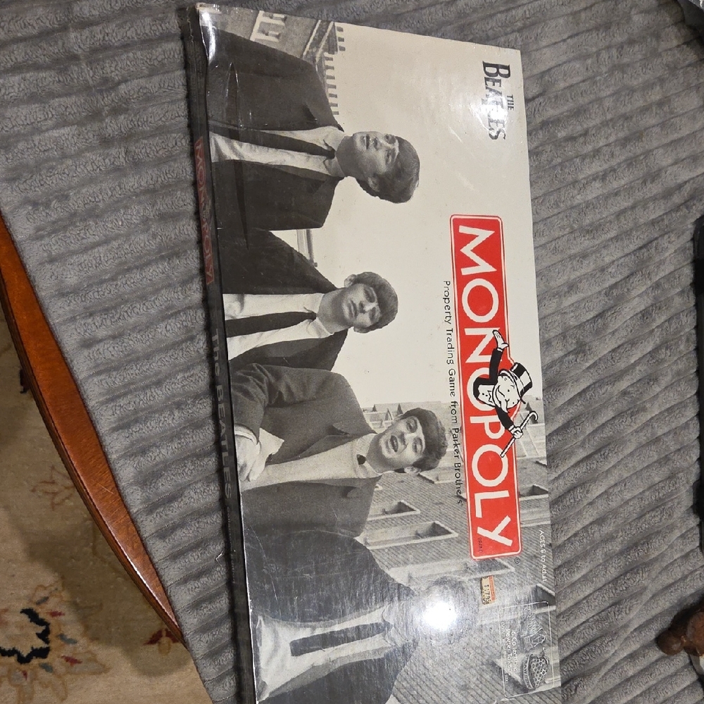 The Beatles Monopoly Board Game - Black and White Edition